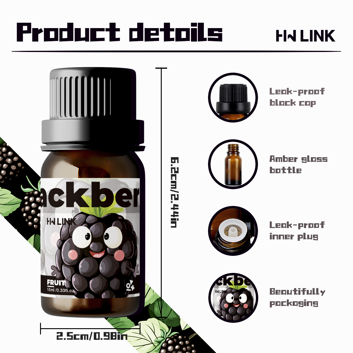 Blackberry Fragrance Oils 10ml - đánh giá và giá Candle Making Oil Scents