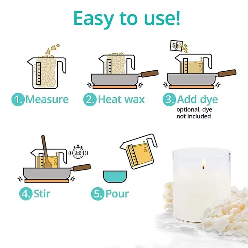 1kg/500/250/100g Pure Soy Wax  - đánh giá và giá Candle Making At Home