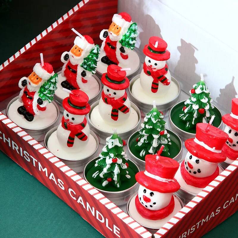 12PCS Candles Christmas Decora - đánh giá và giá Candle Making Oil Scents