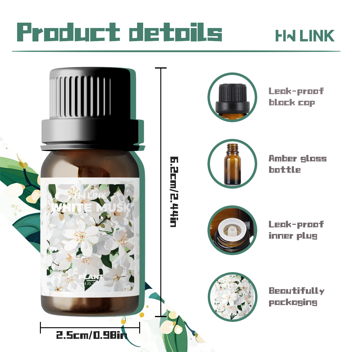 10ml White Musk Fragrance Oils - đánh giá và giá Candle Making Fragrances