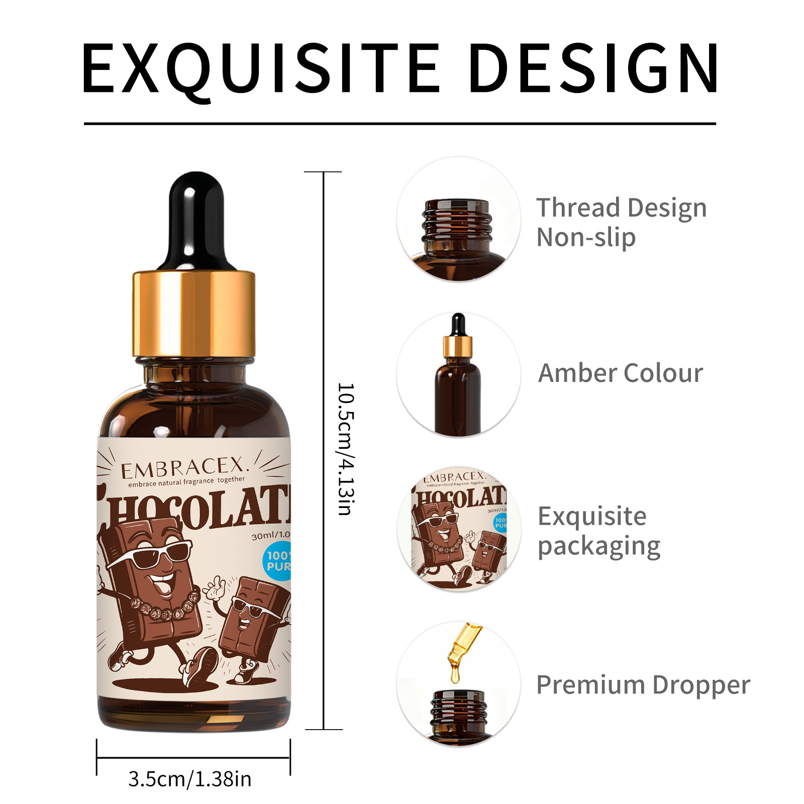 30ml Chocolate Fragrance Oils  - đánh giá và giá Candle Making Oil Scents