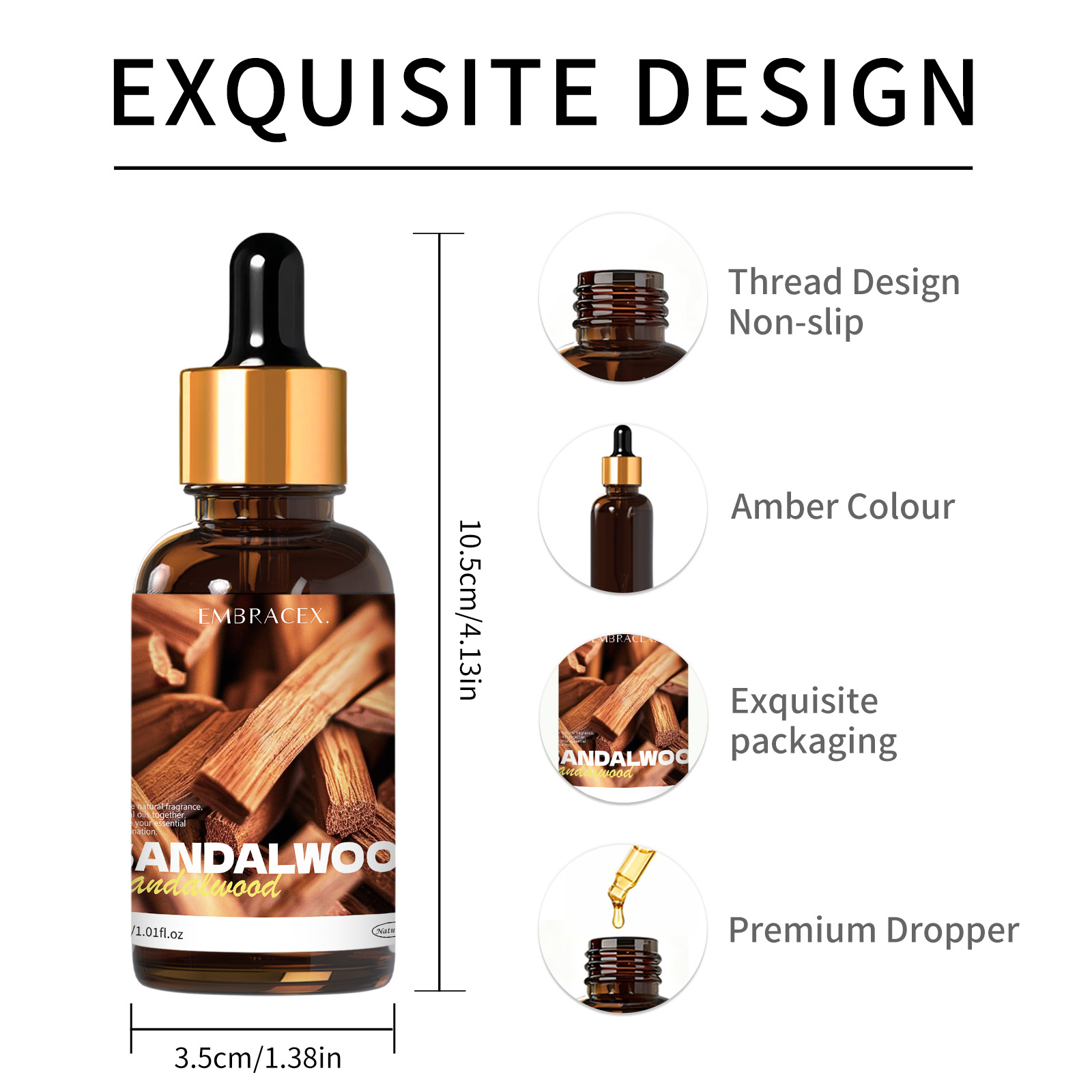 30ml Sandalwood Natural Plant  - đánh giá và giá Candle Making Oil Scents