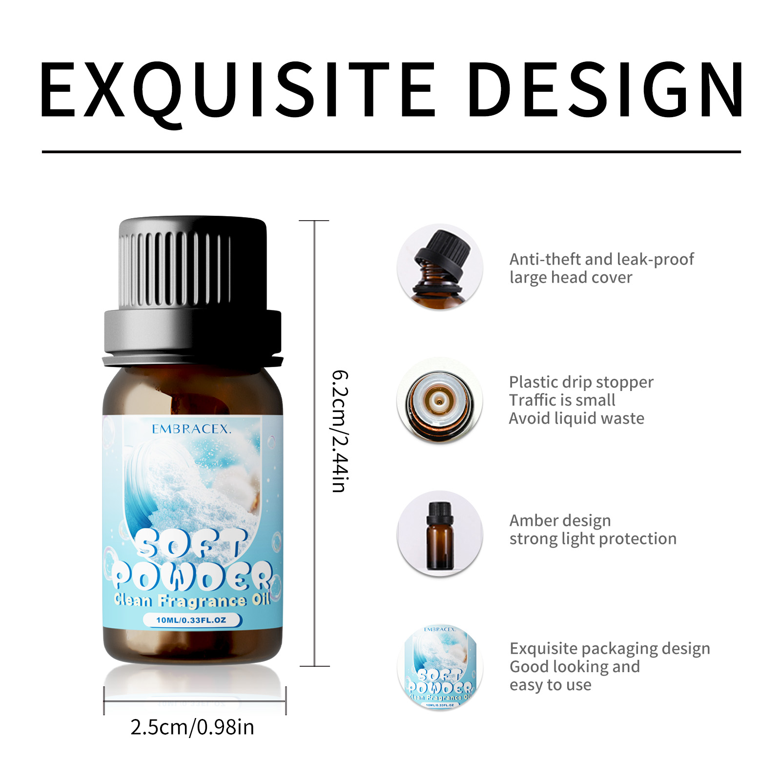 10ml Soft Powder Essential Oil - đánh giá và giá Candle Making Oil Scents